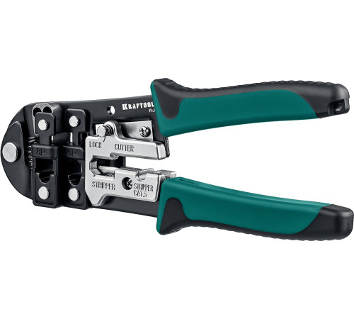 KRAFTOOL RJ, (RJ45, RJ11,RJ12), универсальный кримпер (22699) купить  в Сочи