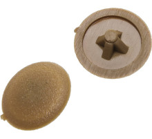 ЗУБР шлиц №2, цвет бук, 40 шт, декоративная заглушка под шуруп (4-308156-2)