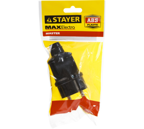 STAYER MAXElectro, черная, 16 А/220 В, 1300 Вт, прямая вилка (55160-B) купить в Сочи STAYER MAXElectro, черная, 16 А/220 В, 1300 Вт, прямая вилка (55160-B) купить в Сочи