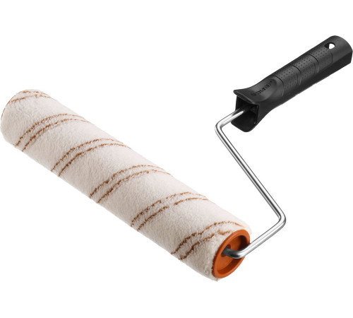 ЗУБР ОПТИМА-МИКРОТЕКС, 40 х 180 мм, бюгель 6 мм, ворс 7 мм, микрофибра, для средств защиты дерева, малярный валик (03545-18) купить  в Сочи