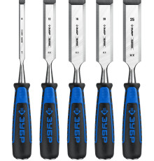 ЗУБР Ударник, 5 предм, набор стамесок-долот, Профессионал (18097-H5)