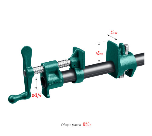 KRAFTOOL PC-34, 3/4″, трубная струбцина (32302-1) купить в Сочи KRAFTOOL PC-34, 3/4″, трубная струбцина (32302-1) купить в Сочи