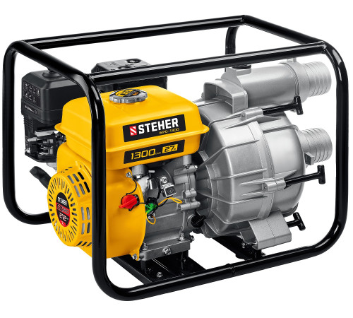 STEHER 1300 л/мин, мотопомпа бензиновая для грязной воды (WPD-1300) купить в Сочи STEHER 1300 л/мин, мотопомпа бензиновая для грязной воды (WPD-1300) купить в Сочи
