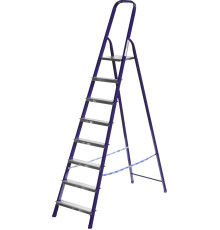 СИБИН 8 ступеней, 166 см, стальная стремянка (38803-08)