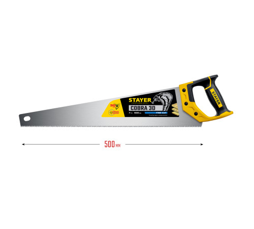 STAYER Cobra 3D, 500 мм, универсальная ножовка, Professional (1512-50) купить  в Сочи