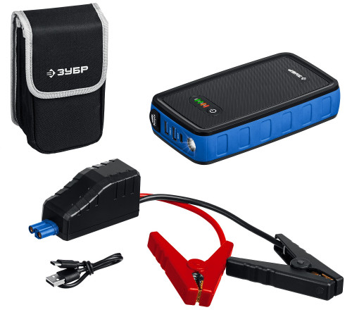 ЗУБР АПУ-800, 12 В, макс. 800 А, аккумуляторное пусковое устройство, Профессионал (59319) купить  в Сочи