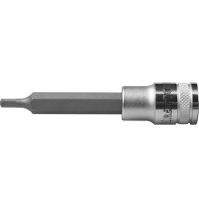 KRAFTOOL HEX, 1/2″, Н3, удлиненная торцовая бита-головка (27909-03)