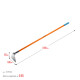 GRINDA PH-180 FIBER, 180 х 125 х 1360 мм, нержавеющая сталь, трапециевидный профиль, фибергласовый черенок, мотыга, PROLine (39592) купить в Сочи
