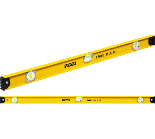 STAYER I-Bar 180˚, 1200 мм, двутавровый, уровень с поворотным глазком (3470-120) купить  в Сочи