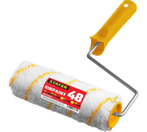 STAYER GIRPAINT, 48 х 180 мм, бюгель 8 мм, ворс 12 мм, полиакрил, все виды ЛКМ, малярный валик, Professional (0314-18) купить  в Сочи