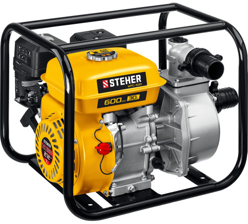 STEHER 600 л/мин, мотопомпа бензиновая (WPC-600) купить  в Сочи