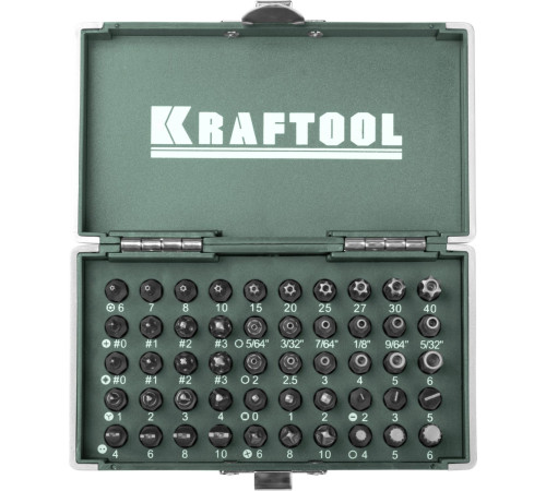 KRAFTOOL X-Drive, 50 шт, набор кованых торсионных бит (26065-H50) купить  в Сочи