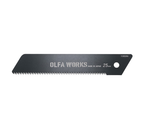OLFA WORKS сменное пильное полотно для FIELD SAW OW-FS1, 1 шт (OWB-FS1) для сменных рабочих элементов в компактной ножовке с шириной направляющей пластины 25 мм