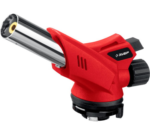 ЗУБР ГМ-350, 1300°C, газовая горелка с пьезоподжигом на баллон с цанговым соединением (55553) купить  в Сочи