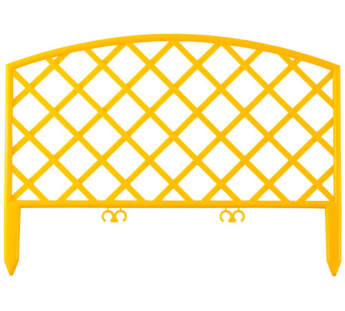 GRINDA Плетень, 24 х 320 см, желтый, 7 секций, декоративный забор (422207-Y) купить  в Сочи