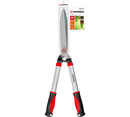 GRINDA GH-630, 630 мм, закаленные лезвия, антикор. покрытие, стальные рукоятки, кусторез (8-423551) купить в Сочи GRINDA GH-630, 630 мм, закаленные лезвия, антикор. покрытие, стальные рукоятки, кусторез (8-423551) купить в Сочи