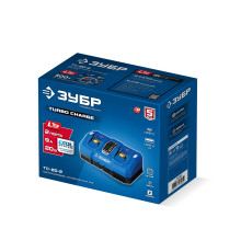 ЗУБР Turbo CHARGE, 20 В, 2 порта, 2 х 9 А, зарядное устройство для LMS АКБ, ПРОФЕССИОНАЛ (TC-20-2)