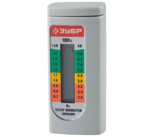 ЗУБР тестер уровня заряда батареек (59260) купить  в Сочи