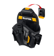 KRAFTOOL KH-17 кобура для шуруповерта с быстросъёмным креплением FastClip, большая (38768)