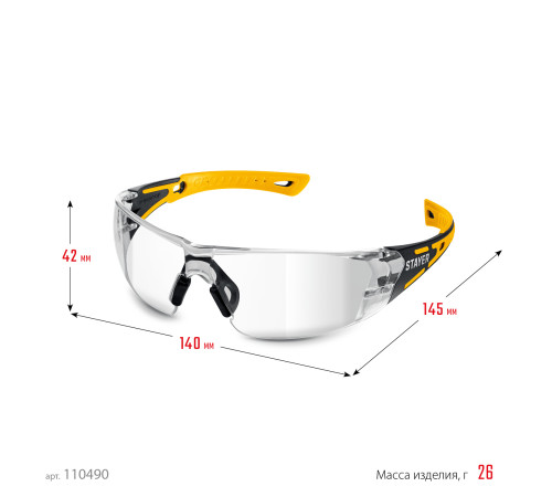 STAYER MX-9, открытого типа, прозрачные, защитные очки с двухкомпонентными дужками (110490) купить в Сочи STAYER MX-9, открытого типа, прозрачные, защитные очки с двухкомпонентными дужками (110490) купить в Сочи