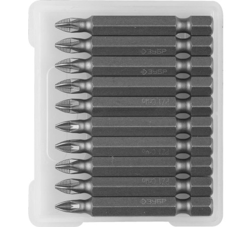 ЗУБР 10 шт, PZ1, 50 мм, кованые биты (26003-1-50-10) купить в Сочи ЗУБР 10 шт, PZ1, 50 мм, кованые биты (26003-1-50-10) купить в Сочи