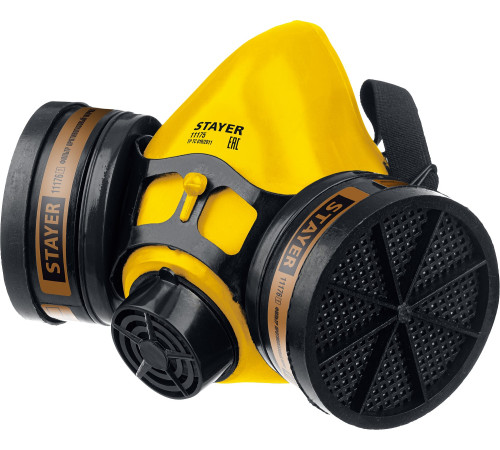 STAYER HF-6000, два фильтра A1 в комплекте, респиратор противогазовый, Professional (11175) купить  в Сочи