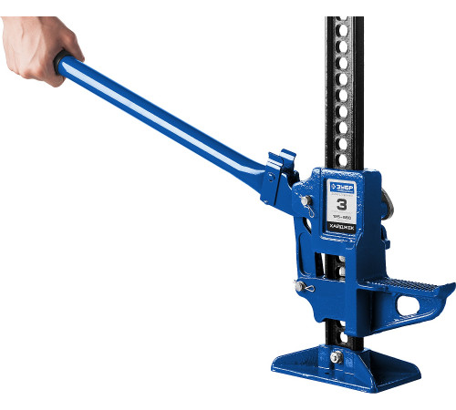 ЗУБР Хай-джек, 3 т, 125 - 660 мм, реечный механический домкрат, Профессионал (43045-3-070) купить  в Сочи
