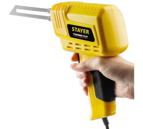 STAYER Thermo cut, 150 Вт, в наборе: 2 ножа, быстрый рез пенопласта + пластика, прибор для терморезки (45255-H2) купить  в Сочи