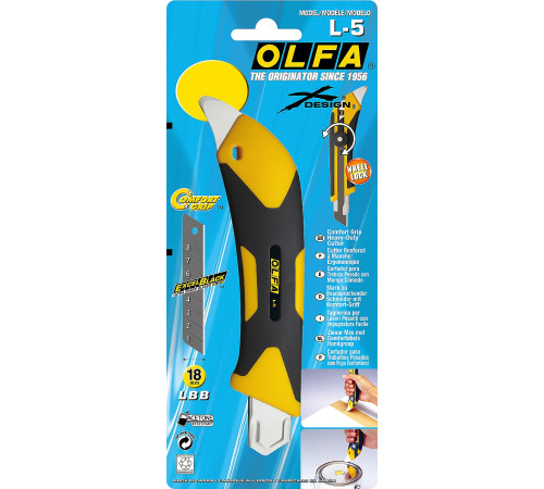 OLFA 18 мм, трещоточный нож (OL-L-5) купить в Сочи OLFA 18 мм, трещоточный нож (OL-L-5) купить в Сочи
