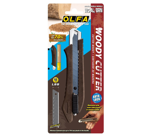 OLFA WOOD-PP Models 18 мм, с сегментированным лезвием, нож (OL-WD-AL) купить в Сочи OLFA WOOD-PP Models 18 мм, с сегментированным лезвием, нож (OL-WD-AL) купить в Сочи