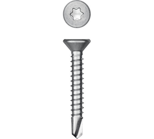 KRAFTOOL DS-C, 32 х 4.2 мм, А2, сверло, потайная головка, ТХ20, 350 шт, саморез нержавеющий (300932-42-032) купить  в Сочи