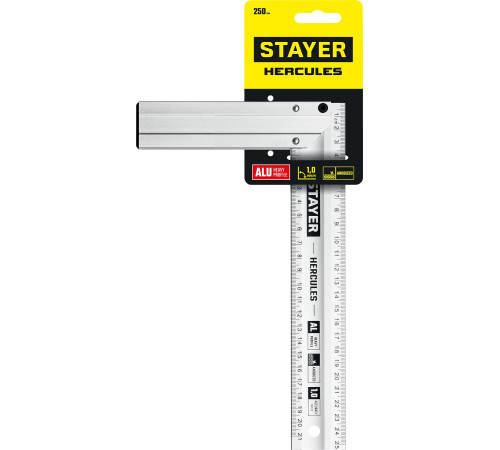 STAYER 250 мм, жесткий столярный угольник, Professional (3432-25) купить в Сочи STAYER 250 мм, жесткий столярный угольник, Professional (3432-25) купить в Сочи