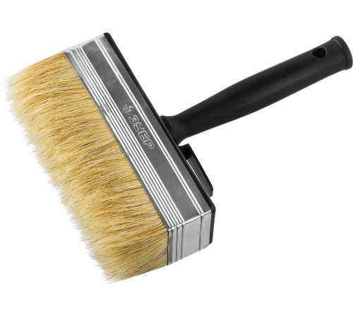 ЗУБР 5 х 15 см, светлая натуральная щетина, пластмассовый корпус, все виды ЛКМ, макловица (01802-15) купить  в Сочи