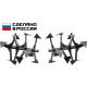 ЗУБР Ф-1, НЕХ 23, фрезы гусиные лапки для мотоблоков (707108-1) купить в Сочи