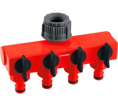 GRINDA GS-4, 3/4″-1″, четырехканальный, с внутренней резьбой, поливочный распределитель (8-426314) купить  в Сочи