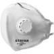 STAYER FV-80, класс защиты FFP1, плоская, фильтрующая полумаска с клапаном выдоха (11113) купить в Сочи