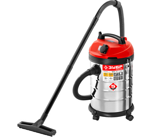 ЗУБР М3, 30 л, 1400 Вт, строительный пылесос (ПУ-30-1400 М3) купить  в Сочи