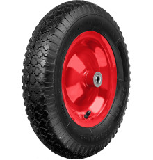 ЗУБР КП-1, 4″ х 380 мм, для тачки (арт. 39960), стальной диск, подшипник - 16 мм, пневматическое колесо (39955-1) ЗУБР КП-1, 4″ х 380 мм, для тачки (арт. 39960), стальной диск, подшипник - 16 мм, пневматическое колесо (39955-1)