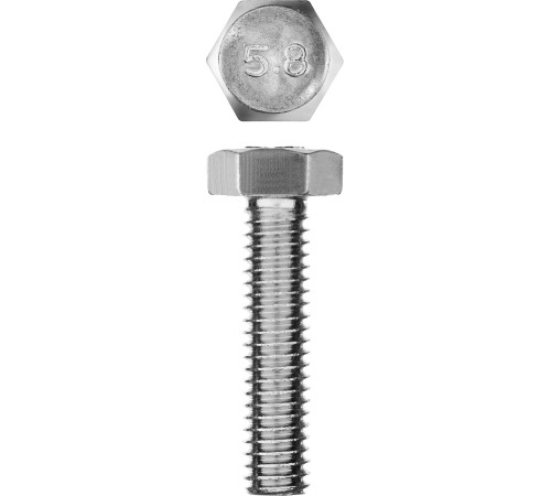 ЗУБР ГОСТ 7798-70, кл. пр. 5.8, M6 х 25 мм, цинк, 7 шт, болт (303086-06-025) купить  в Сочи