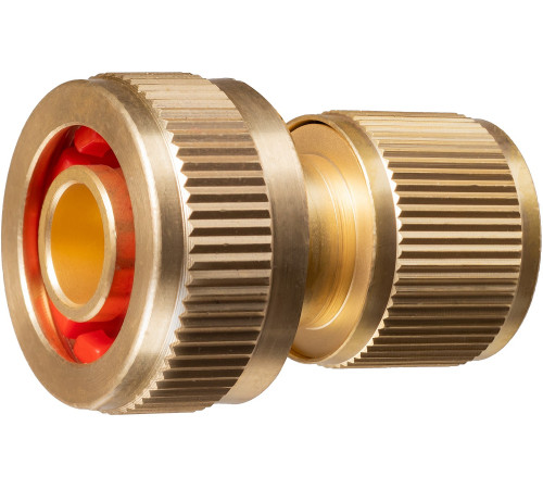 GRINDA BC-34A, 3/4″, для шланга, с автостопом, из латуни, быстросъёмный соединитель, PROLine (8-426130) купить  в Сочи