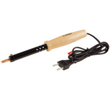 ЗУБР 80 Вт, клин, электропаяльник с деревянной рукояткой (55405-80)