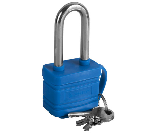 ЗУБР 40 мм, всепогодный, удлиненная дужка, навесной замок (37212-40) купить  в Сочи