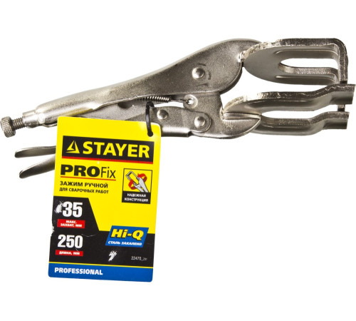 STAYER Pro-Fix 250 мм, зажимные клещи (22470) купить  в Сочи