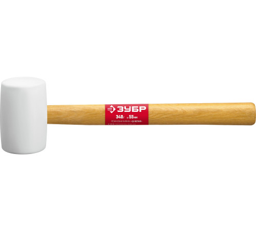ЗУБР 340 г, белая, резиновая киянка (20511-340) купить  в Сочи