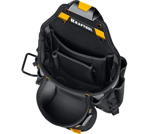 KRAFTOOL KP-27 с быстросъёмным креплением FastClip, 27 карманов и петли, 350 х 260 мм, поясная сумка (38773) купить  в Сочи