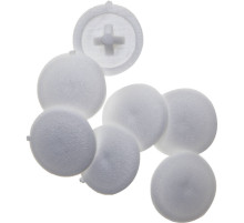 ЗУБР шлиц №2, цвет белый, 40 шт, декоративная заглушка под шуруп (4-308156-3)