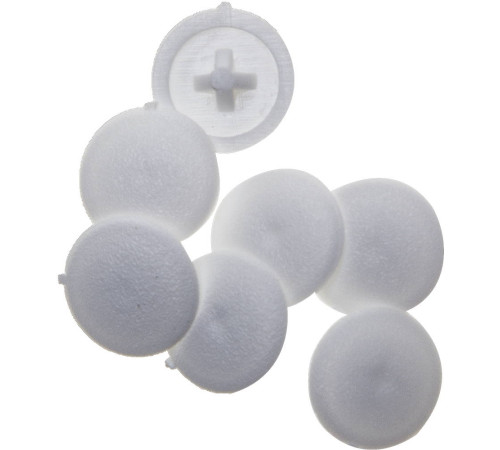 ЗУБР шлиц №2, цвет белый, 40 шт, декоративная заглушка под шуруп (4-308156-3) купить  в Сочи