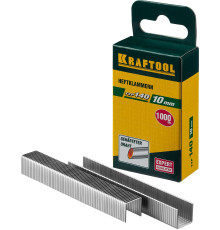 KRAFTOOL тип 140 (G/11/57) 10 мм, 1000 шт, калибр 20GA, скобы для степлера (31680-10)