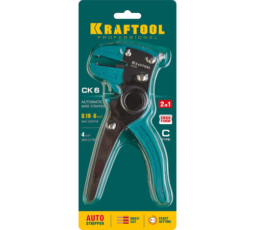 KRAFTOOL CK-6, 0.2 - 6 мм2, автоматический стриппер (22630) купить в Сочи KRAFTOOL CK-6, 0.2 - 6 мм2, автоматический стриппер (22630) купить в Сочи
