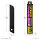 STAYER BLACK SHARP, 18 мм, 10 шт, сегментированные черные особоострые лезвия (0920-S10) купить в Сочи